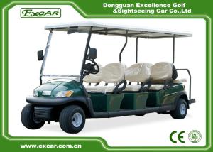 Quality 24KM/H 48V Electric Golf Carts , Steel Chassis 8 Seater Golf Cart wholesale