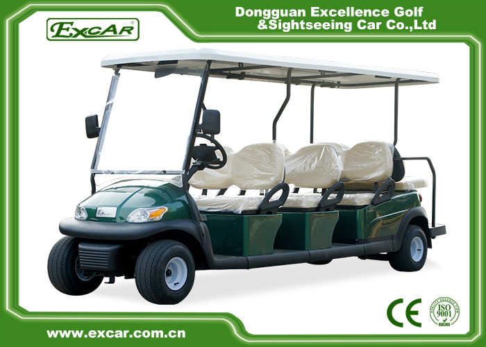 8 Seater Aluminum Chassis 48V Golf Cart 114MM Grounding Clearance
