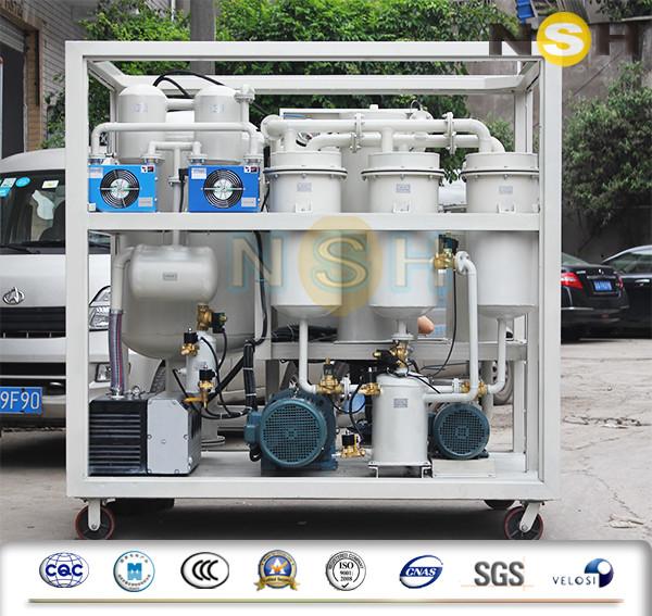 Energy Saving Lubricant Hydraulic Oil Purifier Machine Multi Stage Filtration
