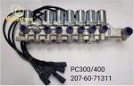 207-61-71311 Excavator Rotary Solenoid Valve Group For Komatsu Excavator PC300