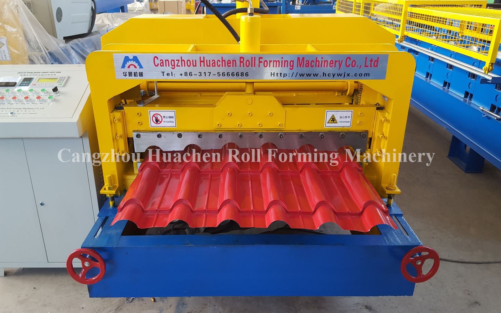 7.5 Kw Corrugated Sheet Metal Rolling Equipment With 4 - 8 M/Min Forming Speed