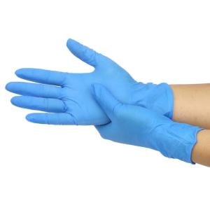 Quality Chlorinated Hospital Grade Biodegradable Medical Gloves Diamond Texture wholesale