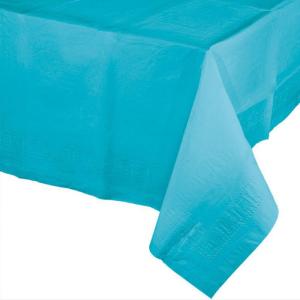 Quality Hawaiian Hibiscus Thick Paper Tablecloths , 1.37x2.74m Disposable Xmas Tablecloths wholesale