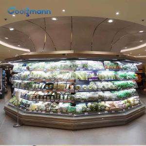 Quality Air Cooler Open Display Chiller Frost Free Freezer Cabinet Automatic Defrost wholesale