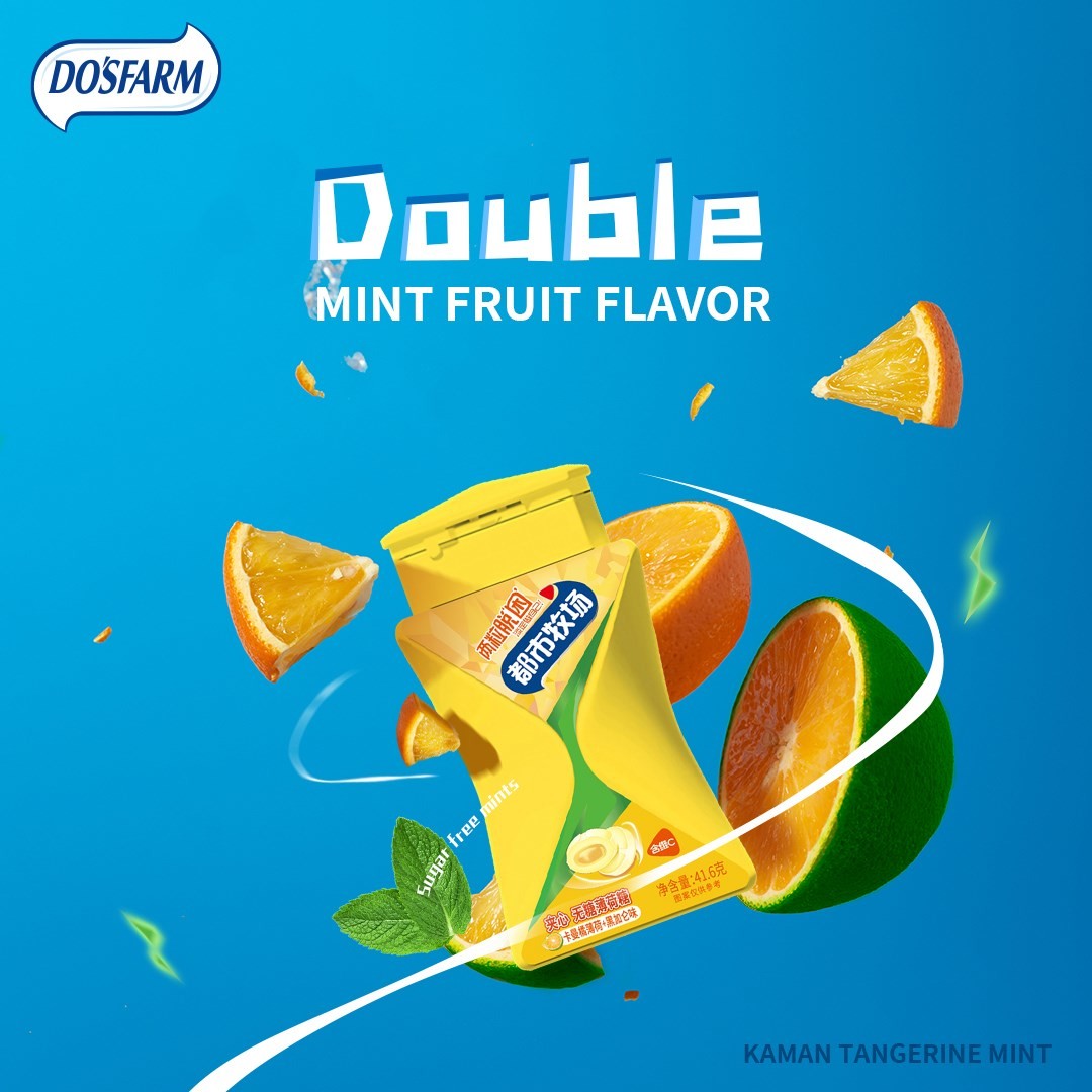 Orange blossom Rich Vitamin C Tablets With Center - Filling
