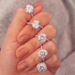 Moissanite Sterling 925 Silver Stud Earrings AAAA+ Cubic Zirconia