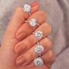 Buy cheap Women Wedding Engagement Ring Silver 925 Adjustable Stacking Thumb from wholesalers