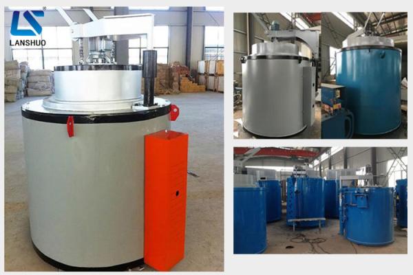 Industrial Pit Type Tempering Furnace , Electric Resistance Heating Annealing