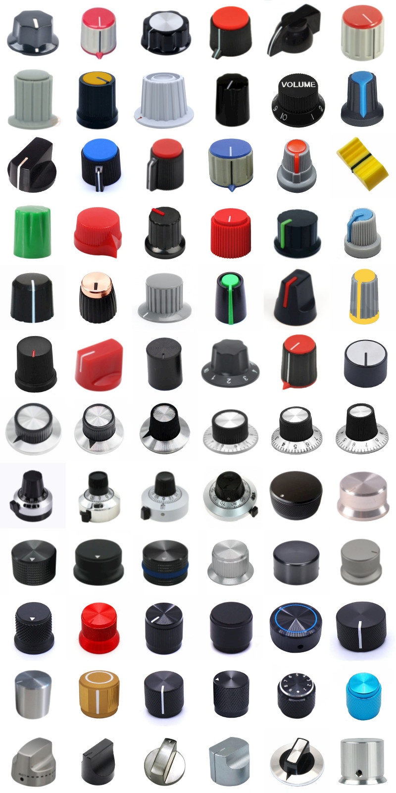 Custom Electric Guitar Speed Control Volume And Tone Knobs Surface Mount