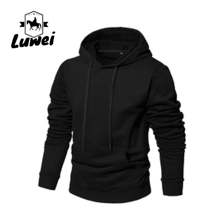Streetwear Custom Logo Pullover Over Size Bluza Felpe Con Cappuccio Cotton Slim Plain Men's Hoodies & Sweatshirts