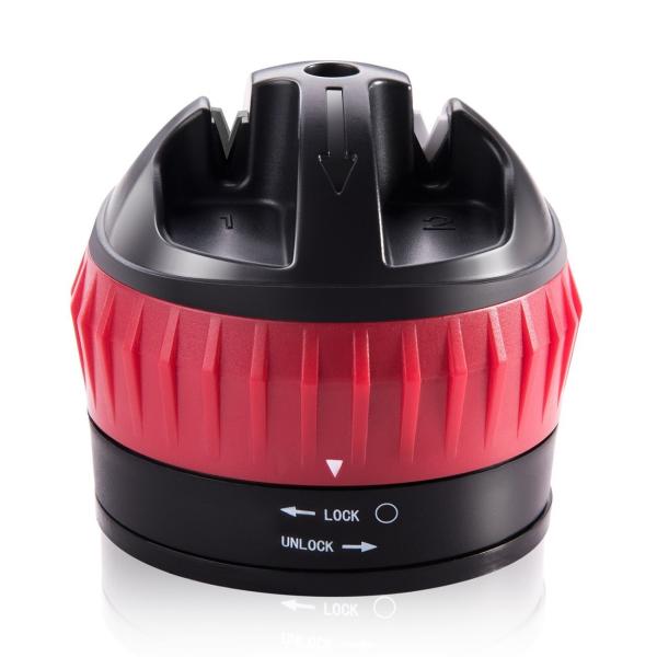Cheap Christmas Gift Manual Knife Sharpener With Suction Pad , LFGB and FDA Approved for sale
