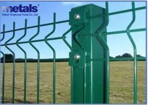 Quality Powdercoated Wire Mesh Fence Panel Garden Fence Wire Green 2.5mm wholesale