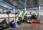 250kg / H Capacity Plastic Recycling Washing Line , PP PE Film Washing Line