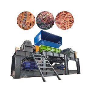 Quality Industrial Scrap Metal Double Shaft Cable Tube Copper Cable Shredder wholesale