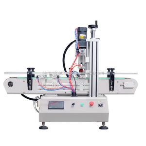 China Stainless Steel Semi Automatic Bottle Capping Machine Desktop Type on sale
