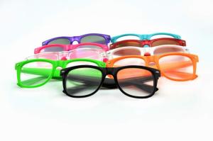 Quality Colorful Frame Plastic Diffraction Glasses For Fireworks From Hony wholesale