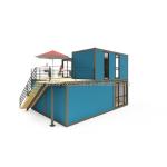 Modular Steel Buildings Hotel Container Houses Movable Prefab 40ft Shipping Fast