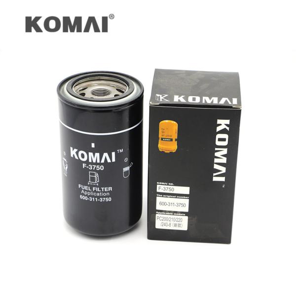 Excavator Cartridge Diesel Fuel Filter Paper Core Material F-3750 600-311-3750