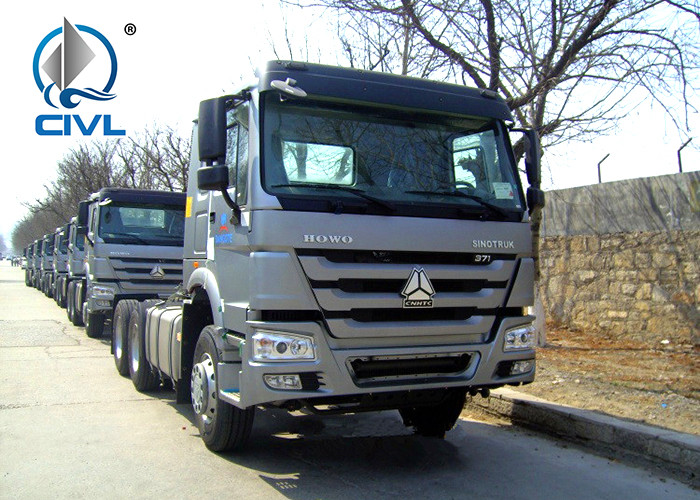 SINOTRUK HOWO7 Tractor Truck New 6X4 380HP RHD Prime Mover Truck With Two Sleepers EUROII 10tires
