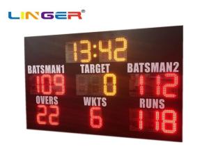 Quality Customized Controller 12inch LED Cricket Scoreboard With Waterproof Cabinet wholesale