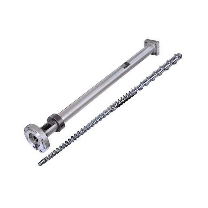 JIALONG Single Screw And Barrel For Extruder Bimetallic Screw Barrel Simple Structure