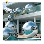 Pink PVC Inflatable Mirror Balls Event Decoration Big Shiny Balloon 1m-5m