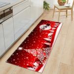 Christmas Long Strip Washable Kitchen Carpet For Sofa Area