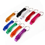 Multi-functional dazzle bottle opener portable key chain 65*12mm aluminium alloy