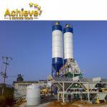 HZS25 Stationary Concrete Batching Plant Ready Mixed 1.2m JS500