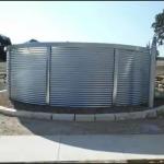 Corrugated Metal Water Tanks Assemble By Steel Plates 10 Meters In Diameter