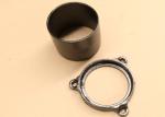 UKD Sand Casting Parts Pipe Connector With O Ring Brown Color JIS Standard