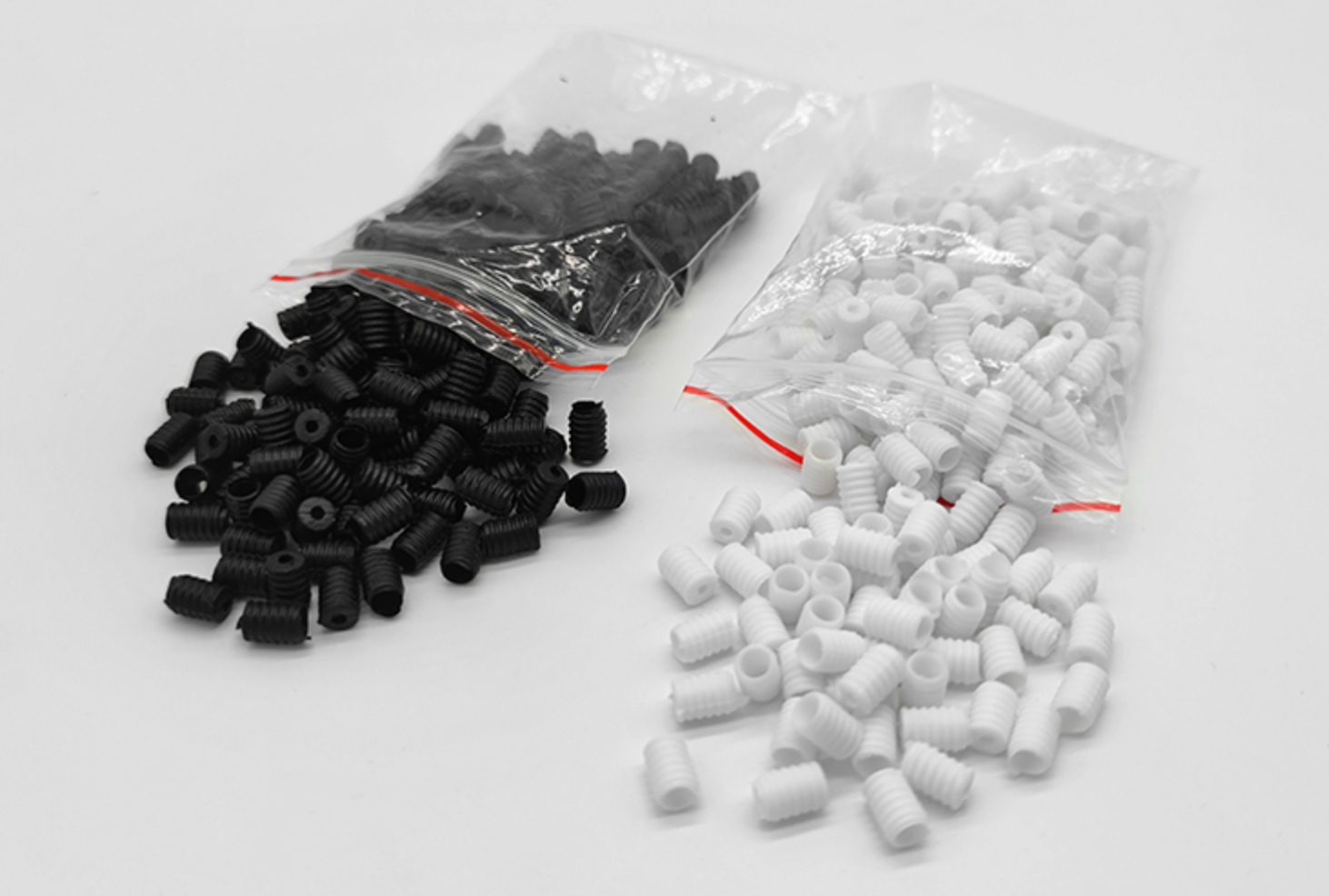 PVC rubber buckle ear rope toggle stopper ear loop cord lock with hole for face mask
