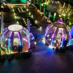 Dome Bubble Tent House Height 2.8m With PC Aluminium Material