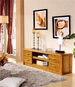 Quality modern Zingana wood 1.6m TV STAND low cabinet furniture wholesale