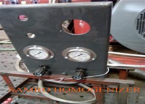Quality Hydraulic Type Two Stage Dairy Homogenizer , High Efficiency Food Homogenizer wholesale