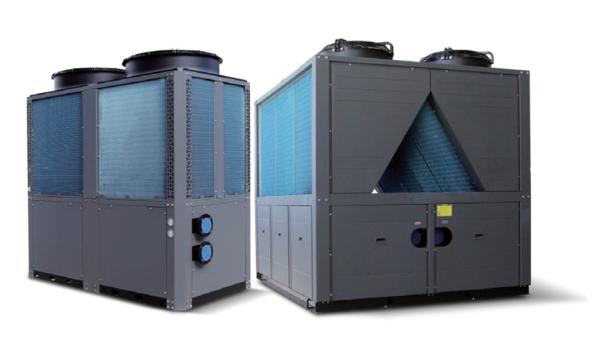 45kw - 350kw R410a Refrigerant Domestic Hot Water Cooling and Heating for