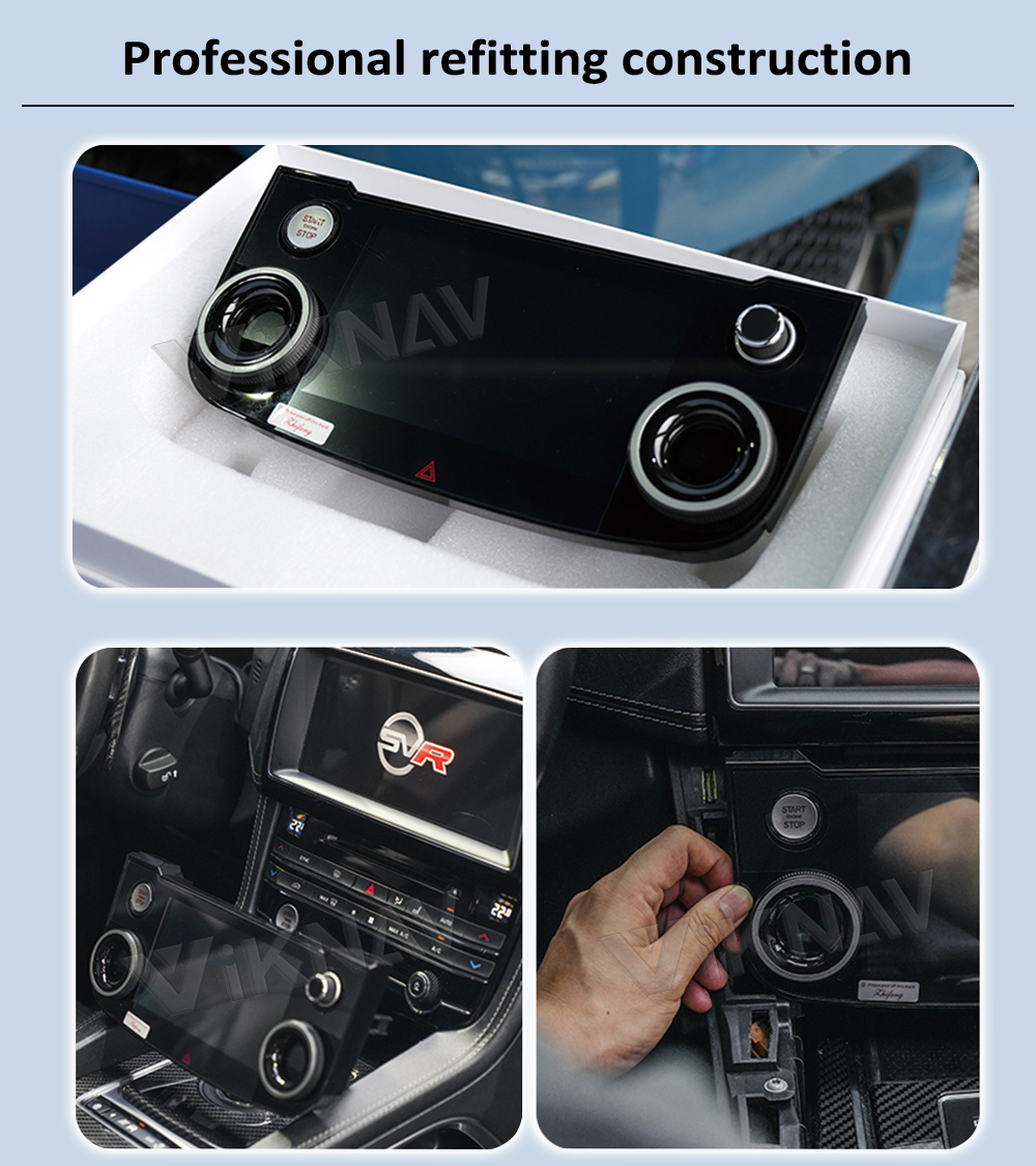 Jaguar Series LCD Climate Control Screen Car AC Panel 10.0inch Full Touch Screen