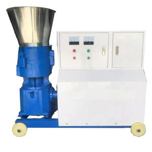 Quality Biomass Wood Granulator Machine Flat Die Straw Wood Pellet Mill Line wholesale