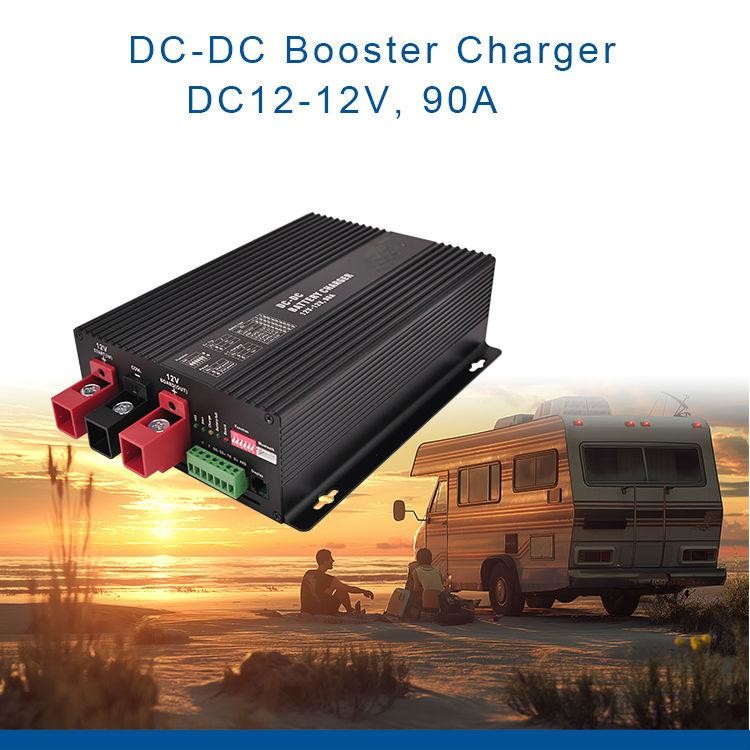DC-DC Booster Charger 12V 30A Solar MPPT 20A Fridge Charger 20A Controller For RV Vehicle Car Yacht