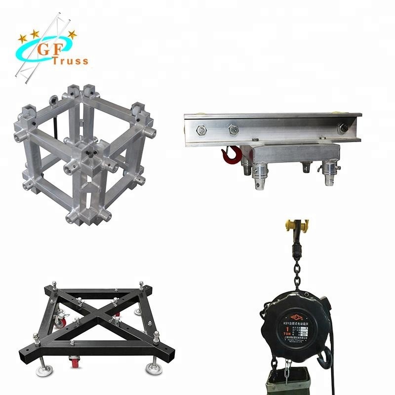 Movable Aluminum Stage Truss Outdoor Aluminum Leg Wooden Stage Platform