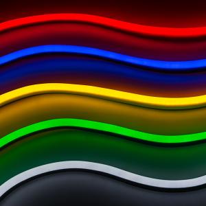 Quality Outdoor decorative lighting rainbow rgb flex lights 12v led neon strip for sale wholesale