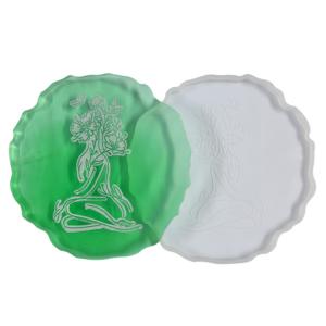 Quality Irregular Shape Silicone Resin Mold Poxy Jewelry 3D Coaster Moulds wholesale