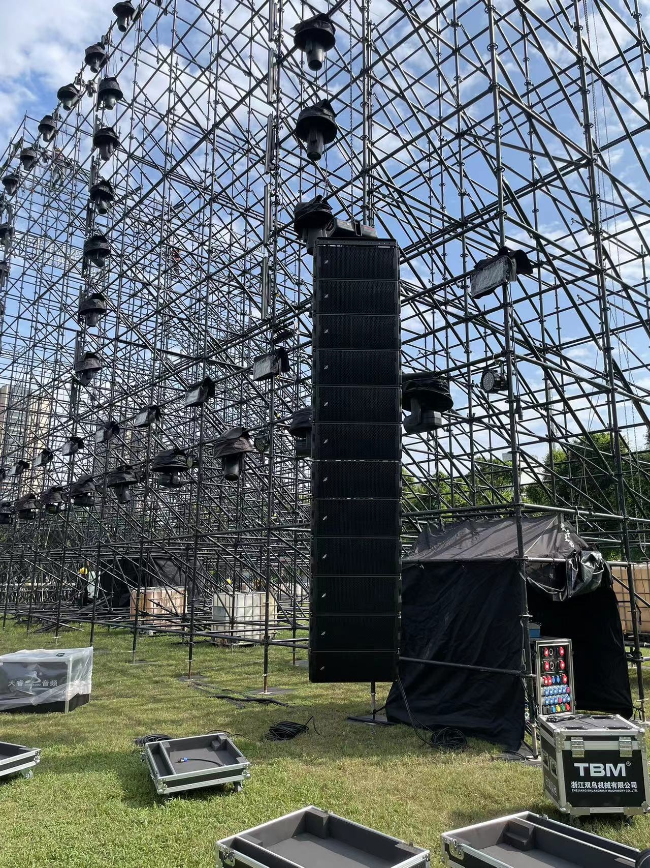 ARE Audio Passive Dual 12 Inch Waterproof Full Range PA System Line Array System Professional Speakers