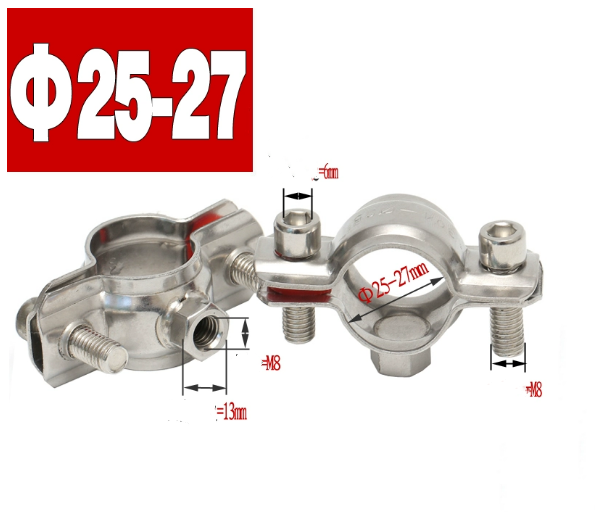 INCH Measurement System M5 M6 M8 M10 Nut Clamp with Rubber in Stainless Steel Material