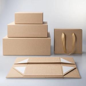 Quality 600g Foldable Jewellery Box Pink Black Red Cardboard Gift Box With Lid wholesale