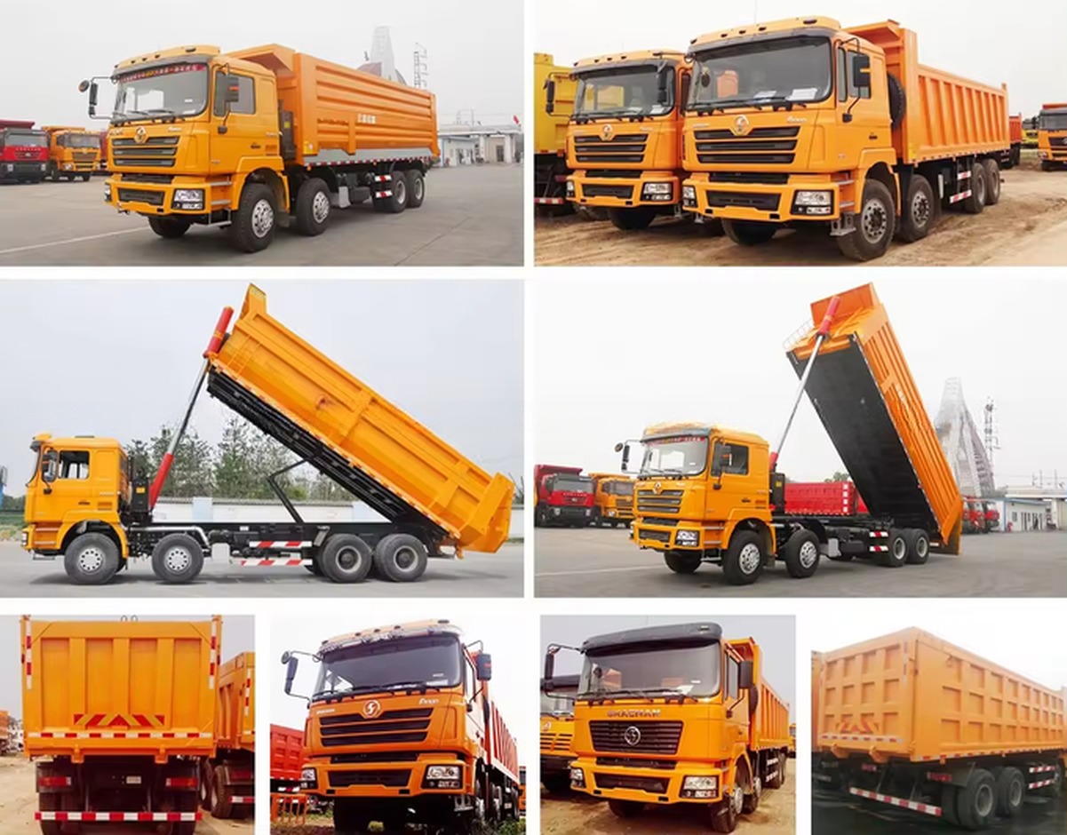 Used Camion Shacman Segement Heavy Truck Left Steering For Mining Transportation