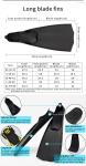 Underwater Diving Mask Snorkel Fins Swimming Flipper Tempered Glass