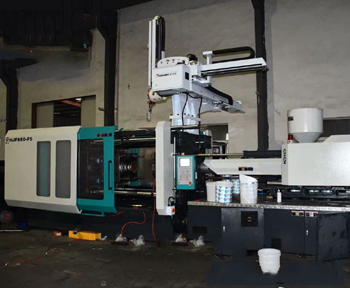 250 Ml Horizontal Plastic Bottle Injection Molding Machine 37+30KW Pump Motor Power