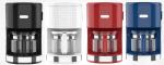 1000W Italian Automatic Coffee Machine 1.2L Pyrex 12 Cups Drip Coffee Maker