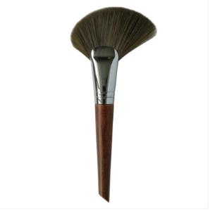 Quality Brown Powder Fan Brush , Multifunction Single Powder Brush wholesale